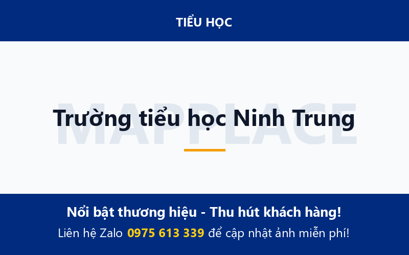 Trường tiểu học Ninh Trung