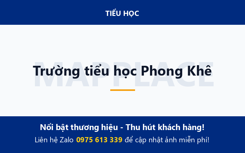 Trường tiểu học Phong Khê