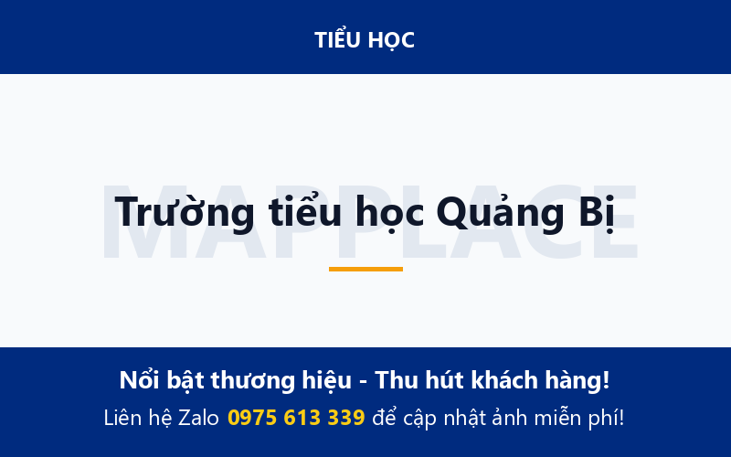 Trường tiểu học Quảng Bị
