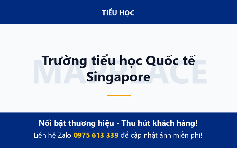 Trường tiểu học Quốc tế Singapore