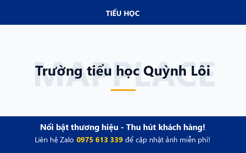 Trường tiểu học Quỳnh Lôi