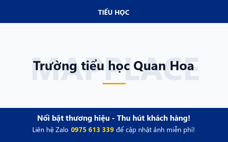 Trường tiểu học Quan Hoa