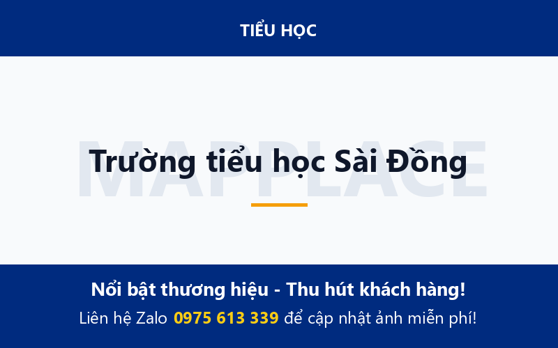 Trường tiểu học Sài Đồng
