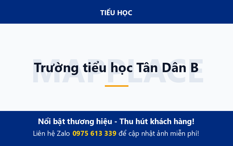 Trường tiểu học Tân Dân B