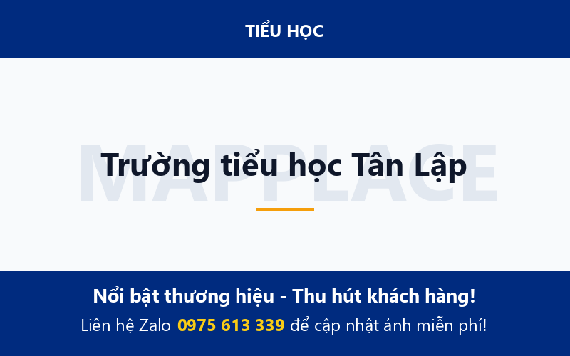 Trường tiểu học Tân Lập
