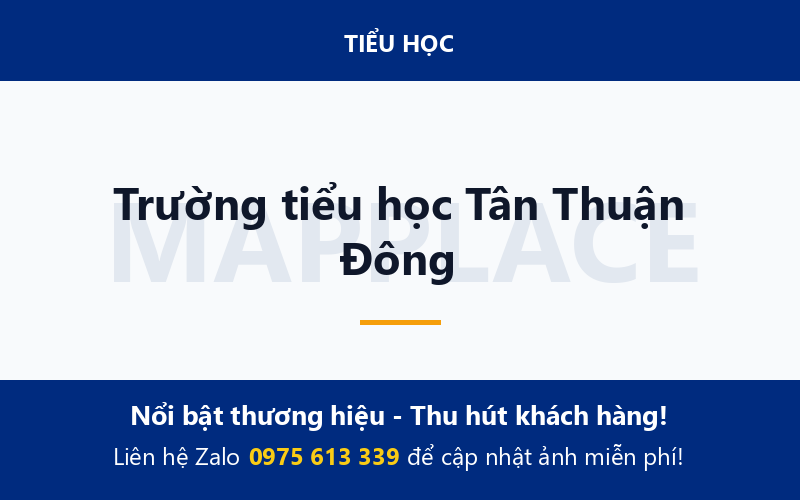 Trường tiểu học Tân Thuận Đông