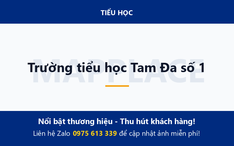 Trường tiểu học Tam Đa số 1