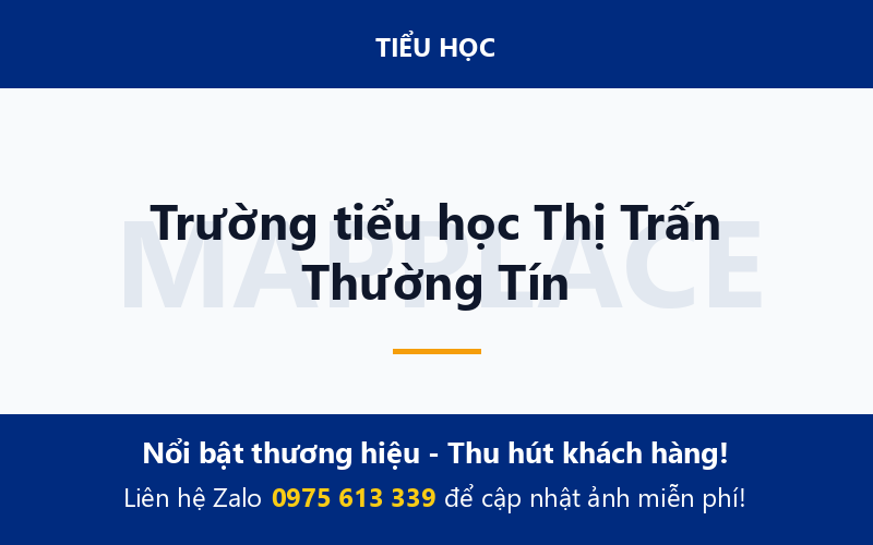 Trường tiểu học Thị Trấn Thường Tín