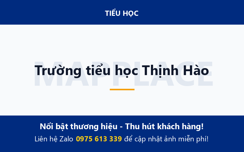 Trường tiểu học Thịnh Hào