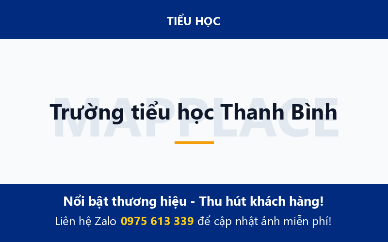 Trường tiểu học Thanh Bình