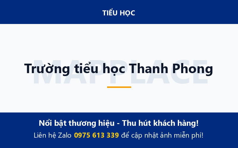 Trường tiểu học Thanh Phong