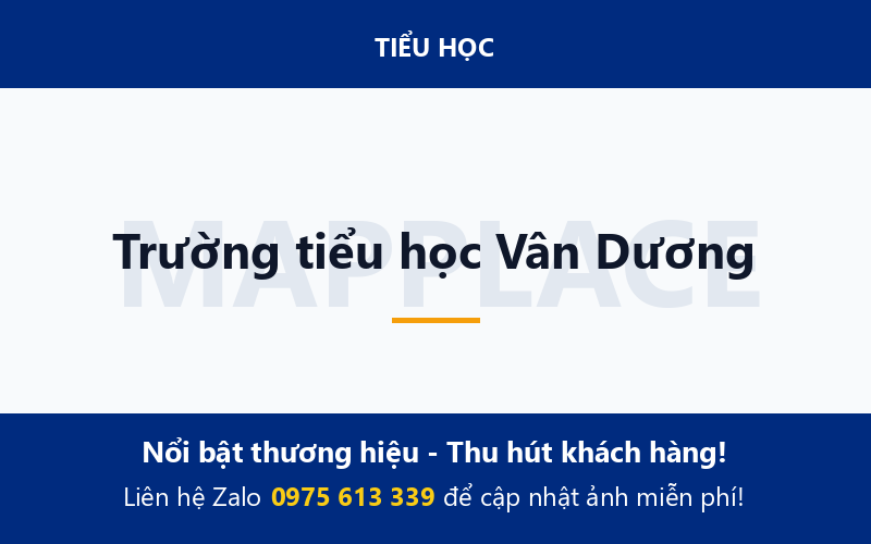 Trường tiểu học Vân Dương
