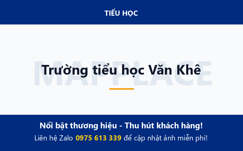 Trường tiểu học Văn Khê