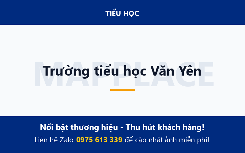 Trường tiểu học Văn Yên