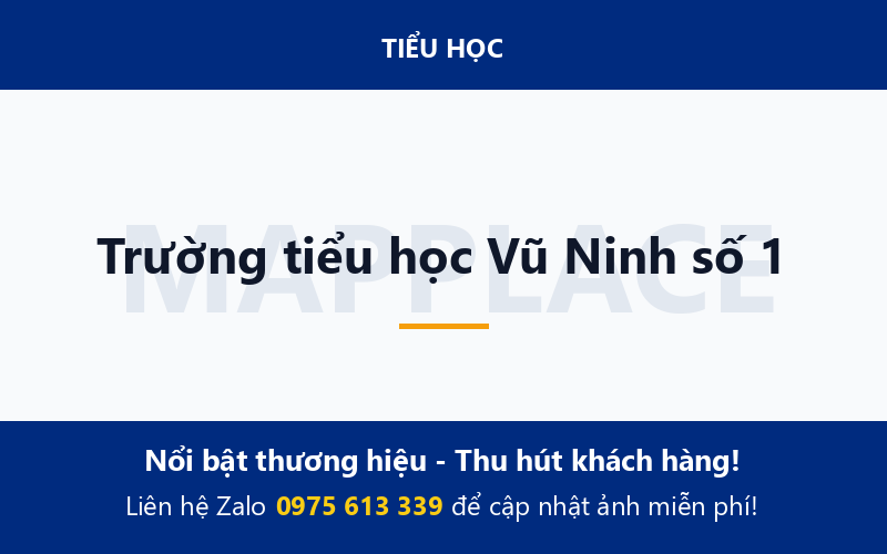 Trường tiểu học Vũ Ninh số 1