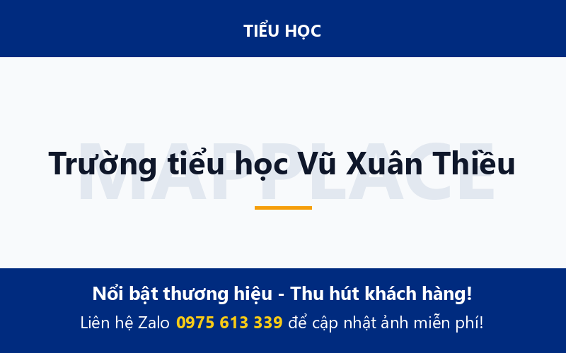 Trường tiểu học Vũ Xuân Thiều