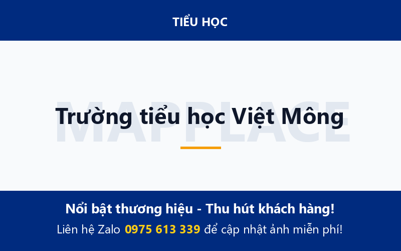 Trường tiểu học Việt Mông
