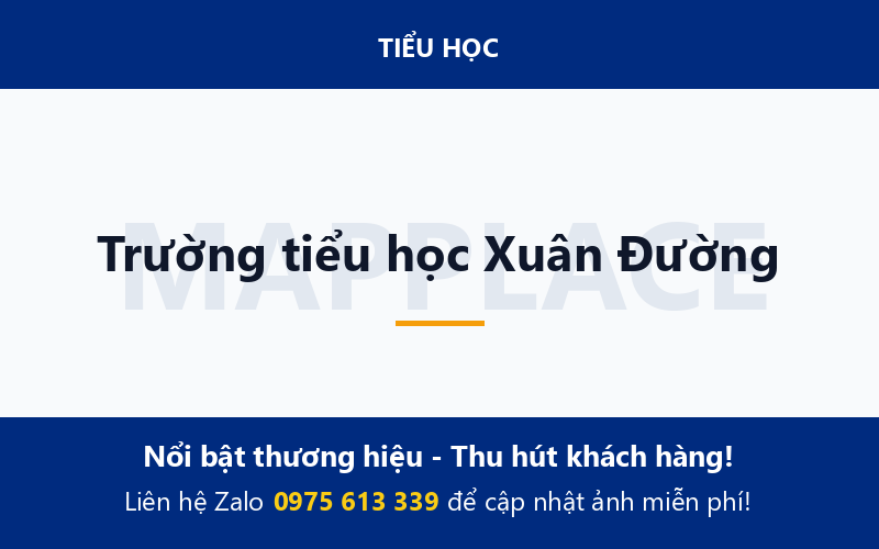 Trường tiểu học Xuân Đường