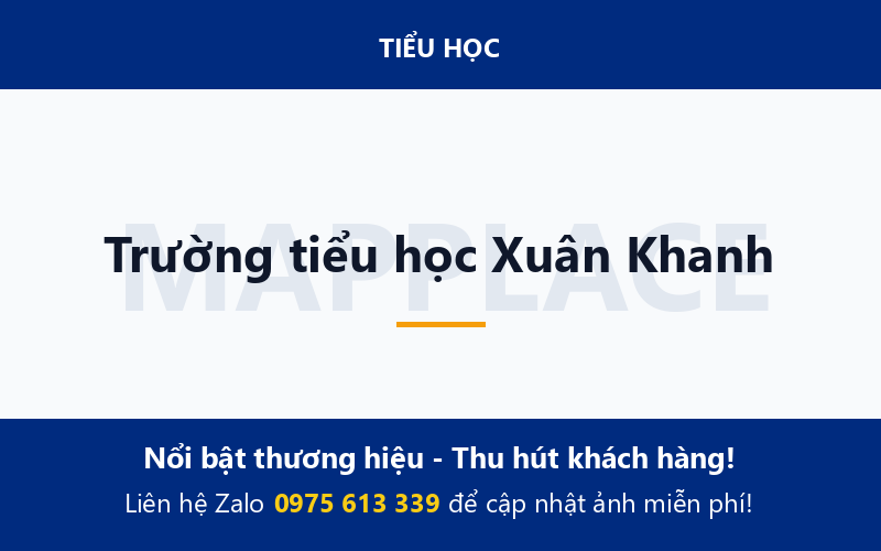 Trường tiểu học Xuân Khanh