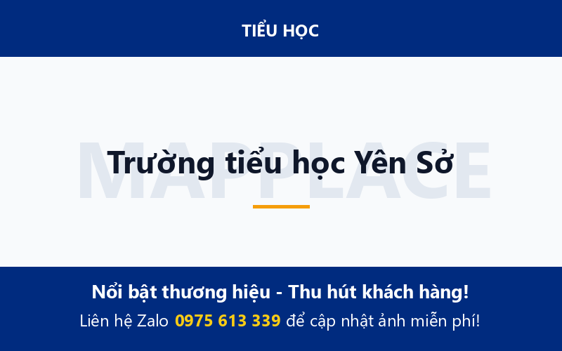 Trường tiểu học Yên Sở