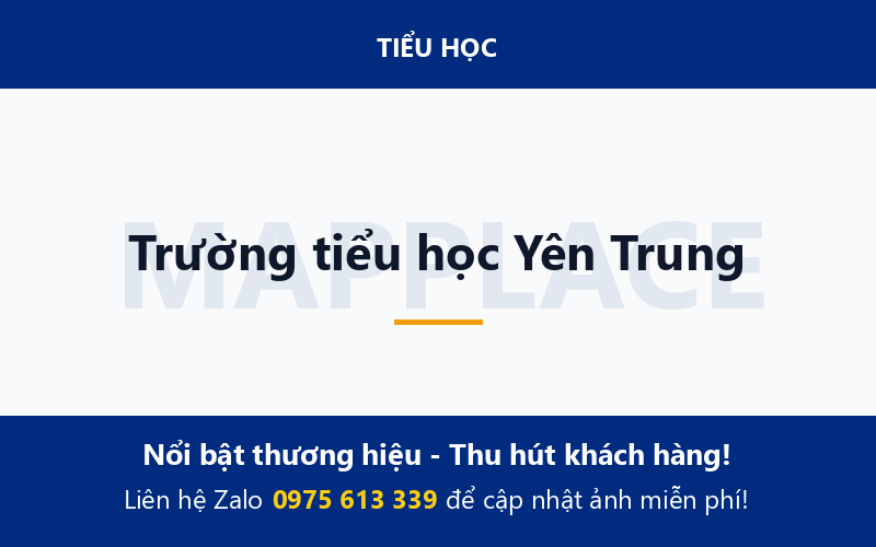 Trường tiểu học Yên Trung