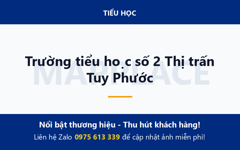Trường tiểu học số 2 Thị trấn Tuy Phước