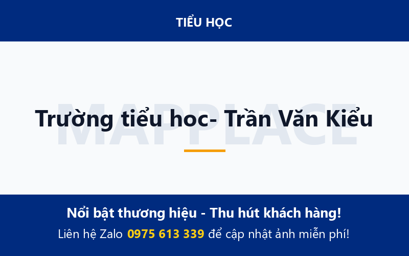 Trường tiểu hoc- Trần Văn Kiểu