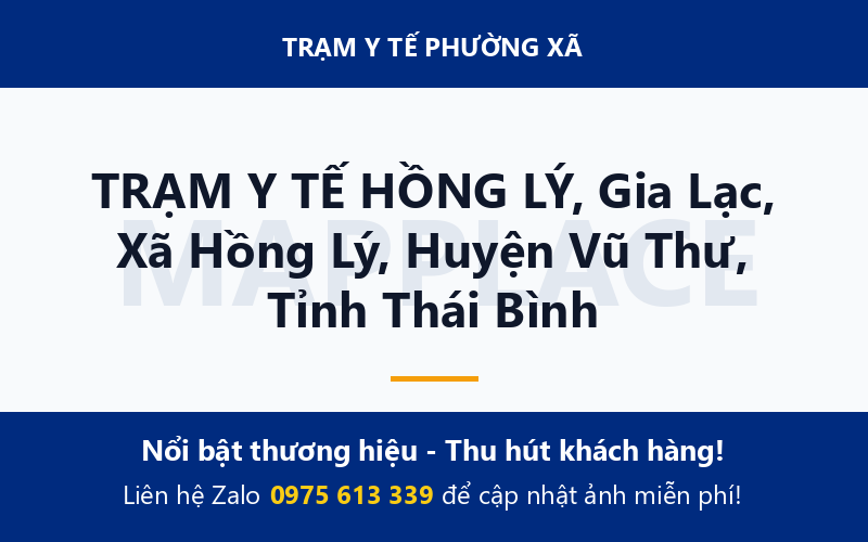TRẠM Y TẾ HỒNG LÝ, Gia Lạc, Xã Hồng Lý, Huyện Vũ Thư, Tỉnh Thái Bình