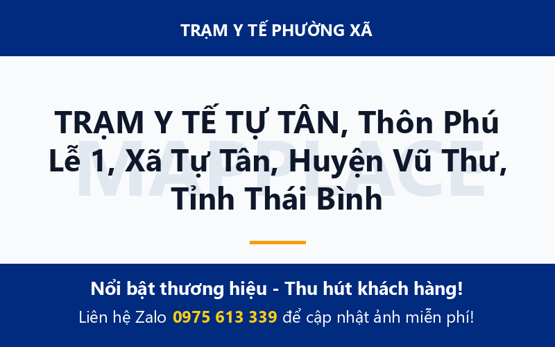 TRẠM Y TẾ TỰ TÂN, Thôn Phú Lễ 1, Xã Tự Tân, Huyện Vũ Thư, Tỉnh Thái Bình