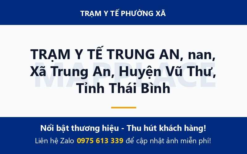 TRẠM Y TẾ TRUNG AN, nan, Xã Trung An, Huyện Vũ Thư, Tỉnh Thái Bình