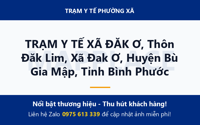 TRẠM Y TẾ XÃ ĐĂK Ơ, Thôn Đăk Lim, Xã Đak Ơ, Huyện Bù Gia Mập, Tỉnh Bình Phước