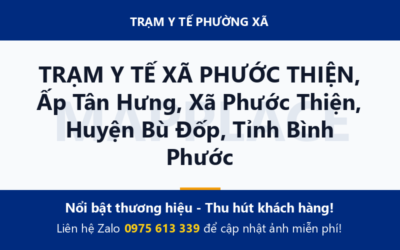 TRẠM Y TẾ XÃ PHƯỚC THIỆN, Ấp Tân Hưng, Xã Phước Thiện, Huyện Bù Đốp, Tỉnh Bình Phước