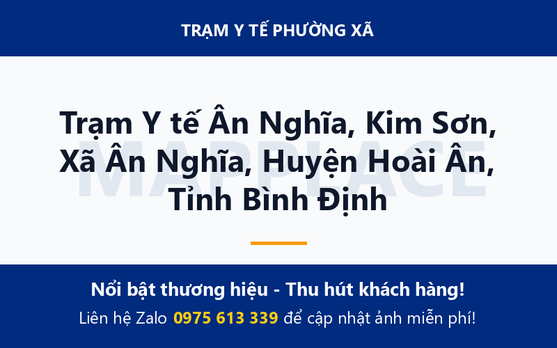 Trạm Y tế Ân Nghĩa, Kim Sơn, Xã Ân Nghĩa, Huyện Hoài Ân, Tỉnh Bình Định
