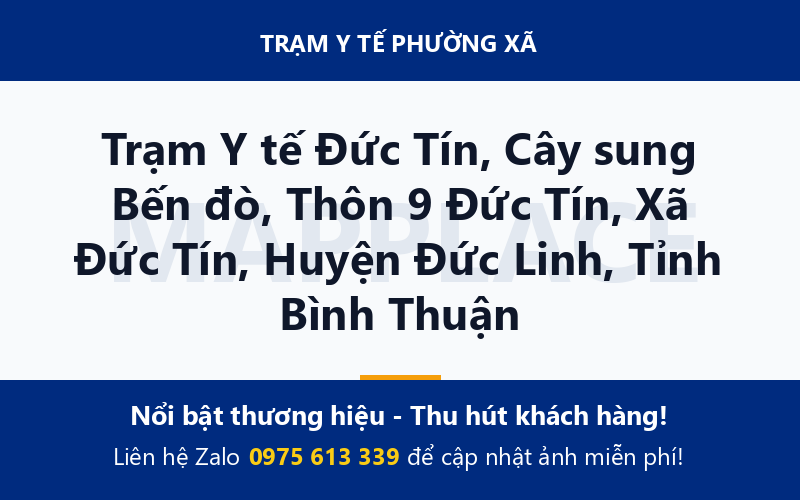 Trạm Y tế Đức Tín, Cây sung Bến đò, Thôn 9 Đức Tín, Xã Đức Tín, Huyện Đức Linh, Tỉnh Bình Thuận