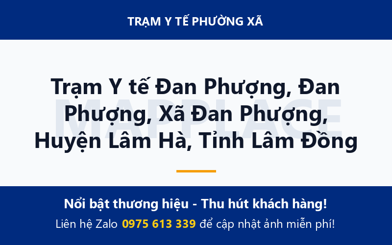 Trạm Y tế Đan Phượng, Đan Phượng, Xã Đan Phượng, Huyện Lâm Hà, Tỉnh Lâm Đồng