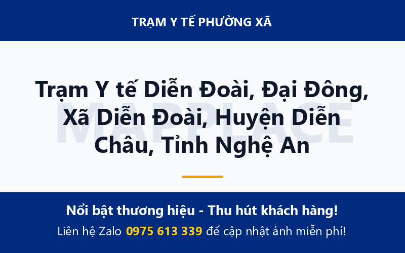 Trạm Y tế Diễn Đoài, Đại Đông, Xã Diễn Đoài, Huyện Diễn Châu, Tỉnh Nghệ An