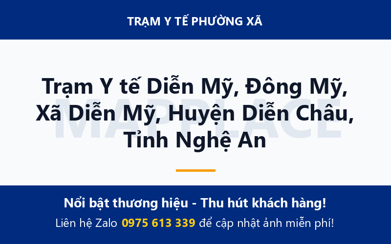 Trạm Y tế Diễn Mỹ, Đông Mỹ, Xã Diễn Mỹ, Huyện Diễn Châu, Tỉnh Nghệ An