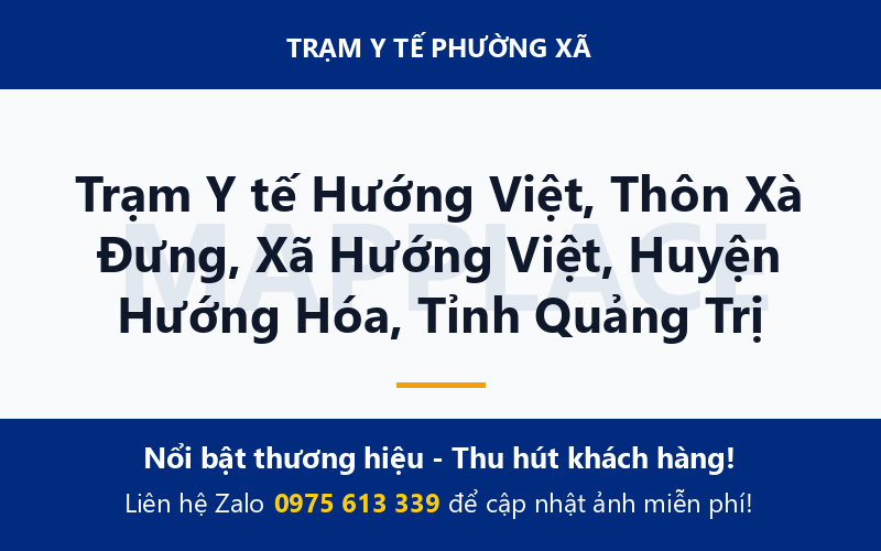 Trạm Y tế Hướng Việt, Thôn Xà Đưng, Xã Hướng Việt, Huyện Hướng Hóa, Tỉnh Quảng Trị