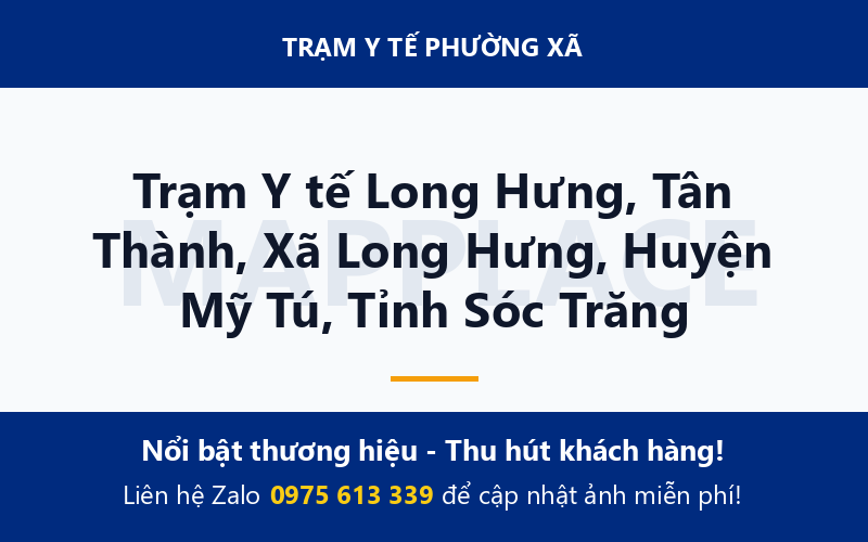 Trạm Y tế Long Hưng, Tân Thành, Xã Long Hưng, Huyện Mỹ Tú, Tỉnh Sóc Trăng