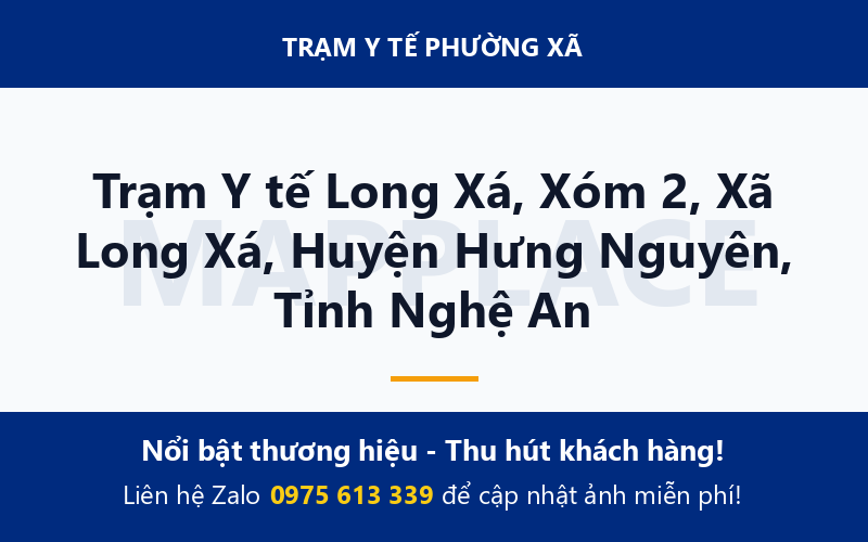 Trạm Y tế Long Xá, Xóm 2, Xã Long Xá, Huyện Hưng Nguyên, Tỉnh Nghệ An