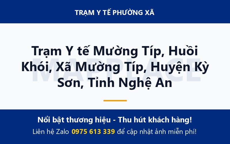 Trạm Y tế Mường Típ, Huồi Khói, Xã Mường Típ, Huyện Kỳ Sơn, Tỉnh Nghệ An
