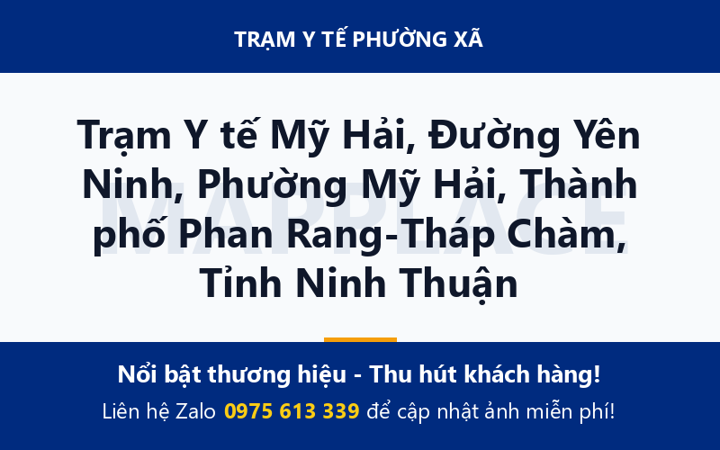 Trạm Y tế Mỹ Hải, Đường Yên Ninh, Phường Mỹ Hải, Thành phố Phan Rang-Tháp Chàm, Tỉnh Ninh Thuận