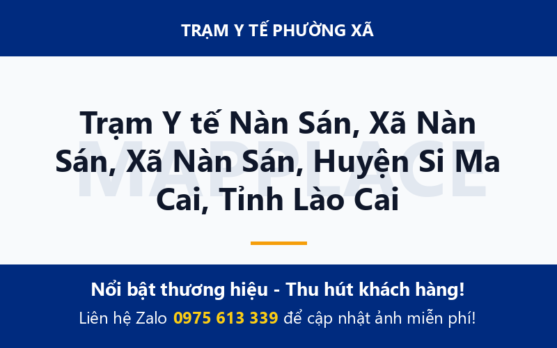 Trạm Y tế Nàn Sán, Xã Nàn Sán, Xã Nàn Sán, Huyện Si Ma Cai, Tỉnh Lào Cai