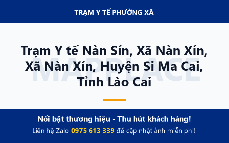 Trạm Y tế Nàn Sín, Xã Nàn Xín, Xã Nàn Xín, Huyện Si Ma Cai, Tỉnh Lào Cai