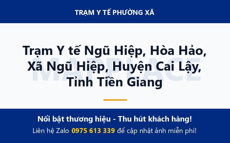 Trạm Y tế Ngũ Hiệp, Hòa Hảo, Xã Ngũ Hiệp, Huyện Cai Lậy, Tỉnh Tiền Giang