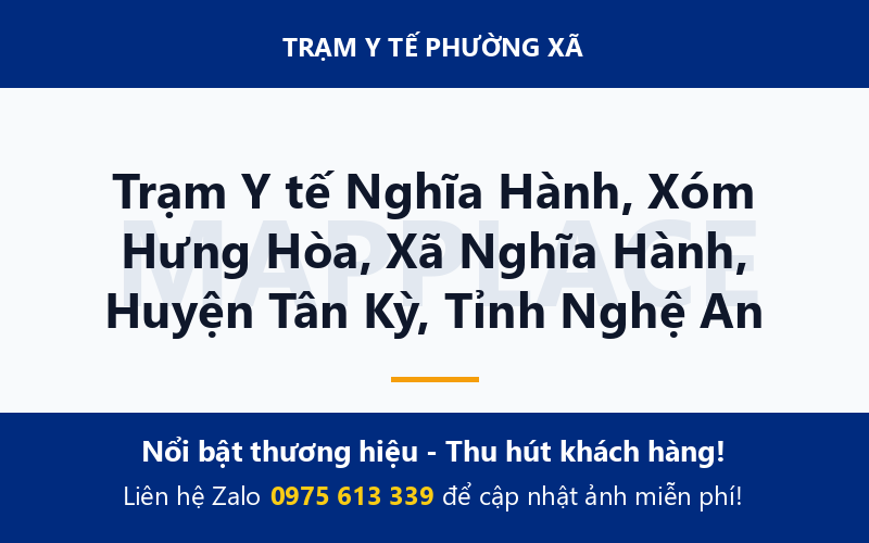 Trạm Y tế Nghĩa Hành, Xóm Hưng Hòa, Xã Nghĩa Hành, Huyện Tân Kỳ, Tỉnh Nghệ An