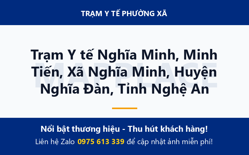 Trạm Y tế Nghĩa Minh, Minh Tiến, Xã Nghĩa Minh, Huyện Nghĩa Đàn, Tỉnh Nghệ An
