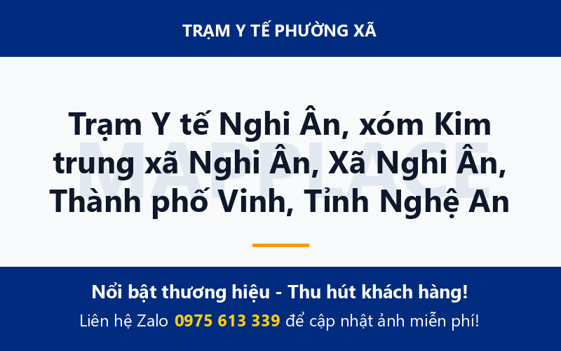 Trạm Y tế Nghi Ân, xóm Kim trung xã Nghi Ân, Xã Nghi Ân, Thành phố Vinh, Tỉnh Nghệ An