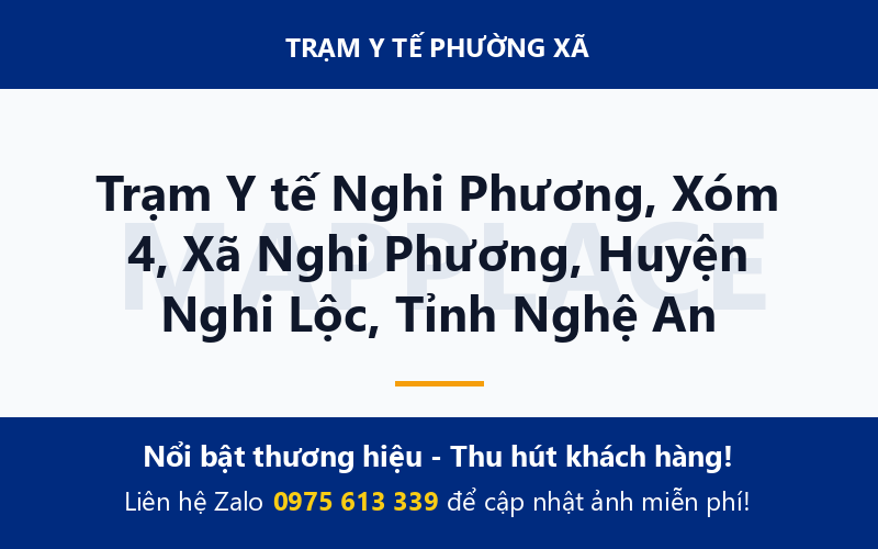Trạm Y tế Nghi Phương, Xóm 4, Xã Nghi Phương, Huyện Nghi Lộc, Tỉnh Nghệ An