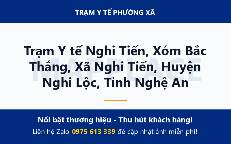 Trạm Y tế Nghi Tiến, Xóm Bắc Thắng, Xã Nghi Tiến, Huyện Nghi Lộc, Tỉnh Nghệ An